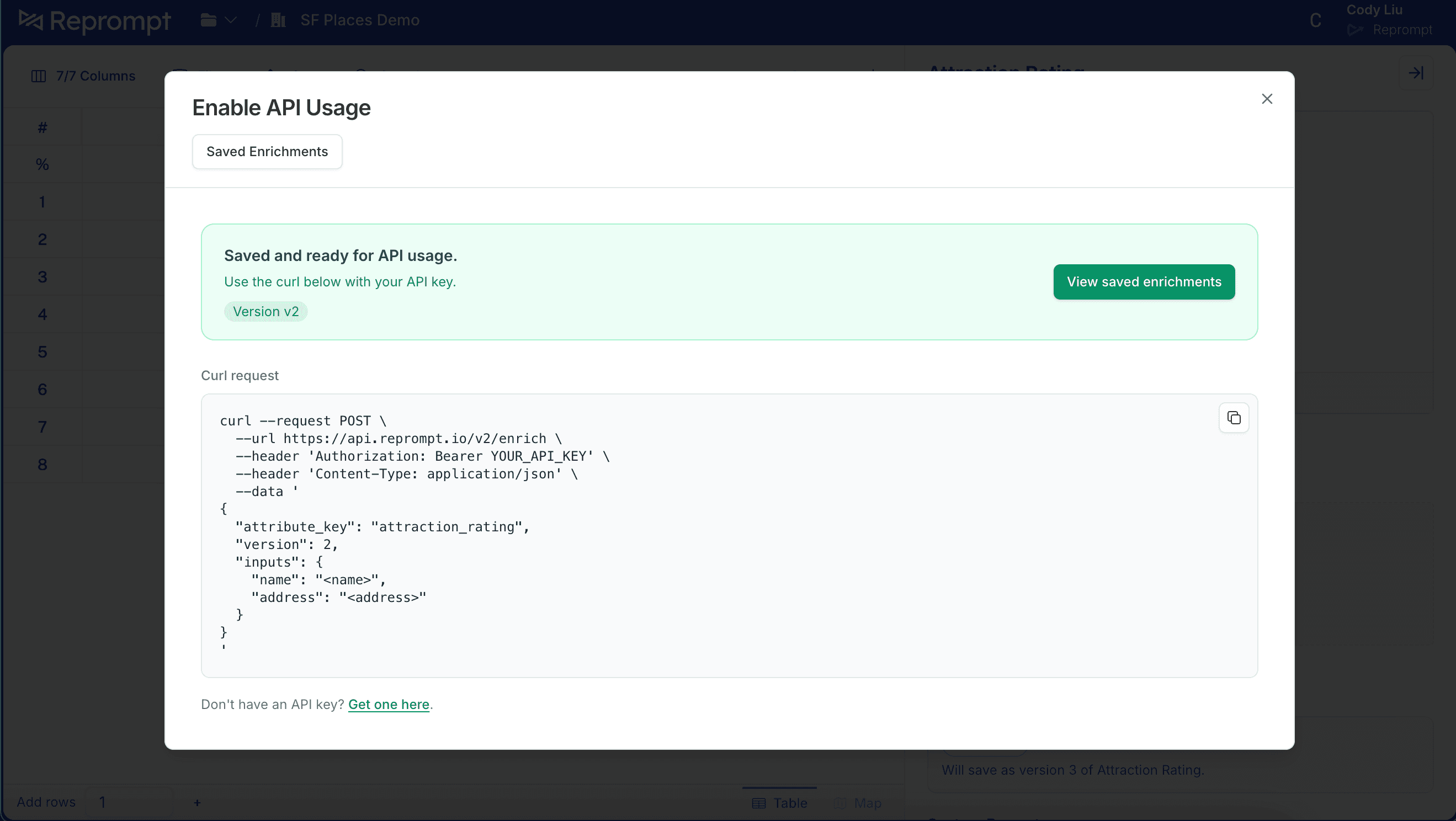 Agent ready to use with default version behavior